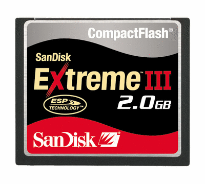 SanDisk Extreme III CompactFlash 2GB