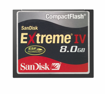 SanDisk Extreme IV CompactFlash 8GB