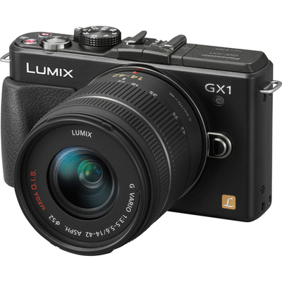 Panasonic Lumix DMC-GX1 with 14-42 Kit - Canada and Cross