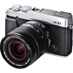 Fujifilm X-E1 with 18-55mm Kit (Silver)