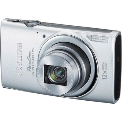 Canon PowerShot ELPH 340 HS シルバー Canon PowerShot ELPH 340 HS (Silver) - Canada and Cross