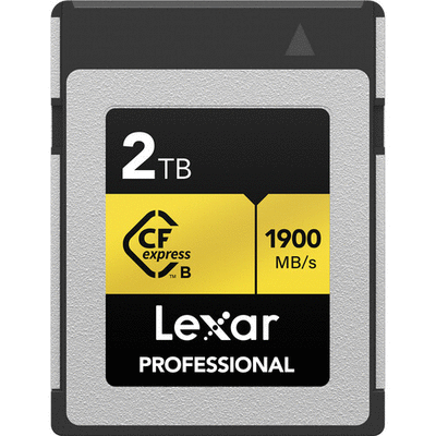 Lexar 2TB Professional CFexpress Type B Card GOLD Series - Canada