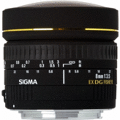 Sigma 8mm F3.5 EX DG Circular Fisheye for Pentax