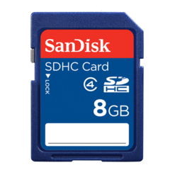 SanDisk Standard SDHC Card 8GB