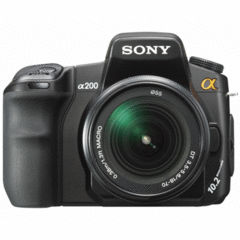 Sony DSLRA200K Alpha with DT 18-70mm