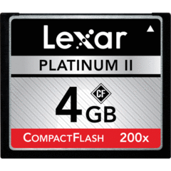 Lexar 4GB Platinum II 200x CompactFlash