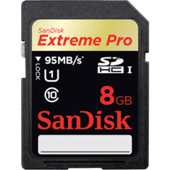 SanDisk Extreme Pro SDHC Class 10 UHS-I 8GB