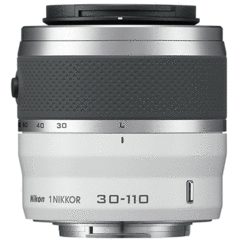 Nikon 1 Nikkor VR 30-110mm f/3.8-5.6 CX (White)