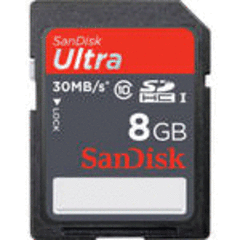 SanDisk Ultra SDHC Class 10 UHS-I 8GB