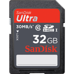 SanDisk Ultra SDHC Class 10 UHS-I 32GB