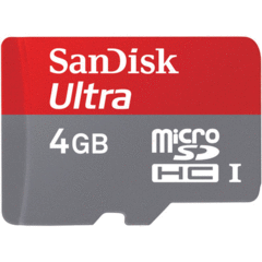 SanDisk 4GB microSDHC Ultra Class 6 UHS-I