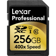 Lexar 256GB Professional 400x SDXC