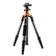 Orange Carbon Fiber Camera Tripod with Ball Head