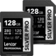 128GB Professional SILVER PRO UHS-II SDXC (2-Pack)