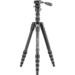 Vanguard VEO 3T 235CP Carbon Fiber Travel Tripod with PH-20 Pan Head and Monopod