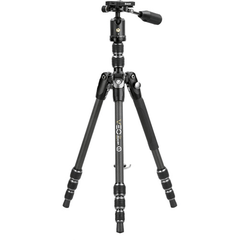 Vanguard VEO 3T 204CBP Carbon Fiber 4-in-1 Travel Tripod with VEO 2 BP-45T Ball/Pan Head and Bluetooth Remote