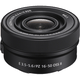 E PZ 16-50mm f/3.5-5.6 OSS II Lens (Sony E, Black)